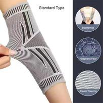 1Pair Self Heating Elbow Support Pad Arm Compression Support Elbow Sleeve Protector for Tendonitis Tennis Outdoor Activities XL black