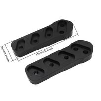 Car Passenger Foot-Rest Relocate Adapter For Can-Am Spyder Roadster Rt Ltd Se6 black