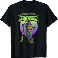 Mademark x Teenage Mutant Ninja Turtles - Donatello - Casual Style - Rise T-Shirt S juoda