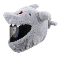 Unisex Animacinis pliušinis šalmo užvalkalas: Panda, Varlės, Šuniukų dizainai One Size gray