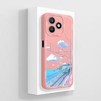 Case For Huawei Honor X8D X8C X8B X8A X8 Pretty Butterfly Cat Antifouling Fashion Silicone Soft Cover For honorx8b HonorX8D Capa Honor X8C (4G) pink