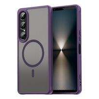 For Sony Xperia 1 VII Case Matte Frosted Finish Oil Repellent Magnetic Soft Silicone Full Lens Protection Phone Cover Pc + tpu&Sony Xperia 1 VII