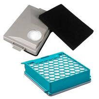 Replacement Carbon HEPA Filter For Miele Boost CX1 For Blizzard CX1 SF-HY 60 11639240 CX-FSF Fine Dust Set gray