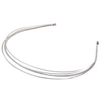 Metal Headpiece Minimalist Design Hair Accessory For Everyday Wear without Pressure Design Hair Hoop Headwear Props sidabras
