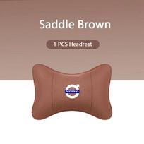 Car Headrest/Lumbar Support Car Neck Pillow Waist Cushion For Volvo Xc60 Xc90 V40 V60 S60 V50 V90 S80 C40 XC40 V70 XC70 C30 C70 KI6 brown