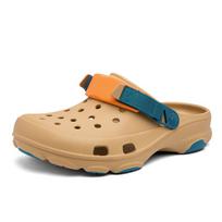 Vyriški Velcro skylutėmis batai Vidpadžiai laukui ir patalpai Platforminiai lauko paplūdimio sandalai 42/43 black