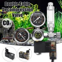 G5/8 w21.8 Bubble Counter Magnetic Solenoid Carbon Dioxide Meter Aquarium Co2 Regulator System With Check Valve W21.8 gray