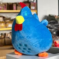 22cm Adorable Stardew Valley Chicken Plush Toys Soft Stuffed Animal Pillow Kids Toys Christmas Gifts Home Decoration 20cm mėlyna