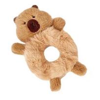 Adorkable Capybara Ponytail Holder Furry Headpiece Proms Birthday Fun Headwear Capybara Scrunchies Hair Headwear 1 brown