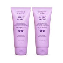 Conscious Chemist® Sunscreen SPF 50 PA++++ In-Vivo Tested | 100g | Sunscreen for Oily Skin, Gel Sunscreen, Niacinamide with Black Berry Extract, Li white
