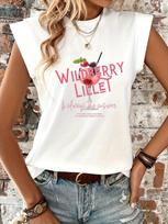 Wildberry Lillet Is Always The Answer T-shirt L white