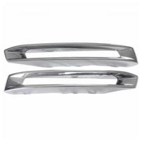 2 vnt. automobilio išorės chromuotos rūko žibintų apdailos juostelės A1668851774 A1668851874, skirtos Mercedes-Benz X166 GL500 GL550 GL63 AMG 2013-2016 gray