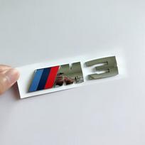Tinka BMW Group M3 emblemai Standartinė bagažinės uodega Standartinis ABS logotipo lipdukas BMW E30 E46 E36 X1 X3 X5 X6 X7 F30 F20 yo2 white