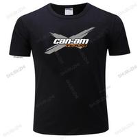 New Arrived Mens t shirt Can-Am Team Brp Atv Black Short Sleeve T-Shirt For men Bigger Size Homme Black casual cool Tee-shirt XXL black