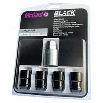 McGard juoda Apsauginės veržlės M12x1.5 37 21mm šešiabriaunis 60° (24238SUB)