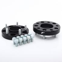 platintojas Japan Racing 15mm 2 vnt. 5x112 66.6 mm su smeigės M12x1.5 (+varžtai M14x1.5) juoda (JRWA1-15MM-5L-66BK)