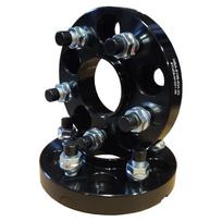 platintojas 20 mm 2 vnt. 5x108 63.4 mm su smeigės and veržlės M12x1.5 juoda (NBA-5108-634-20-smeigės-M12X1.5B)
