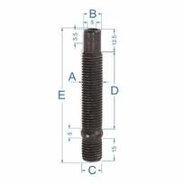 M12x1.25x70+15 smeigė 1 vnt. juoda (PRB90CH5)