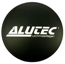Alutec Ratlankio dangtelis 68.5mm juoda su sidabrinė logotipas N37 9N37ALUTEC-SW-matinė