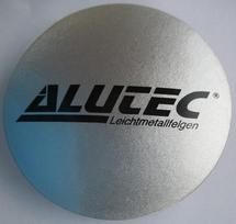 Alutec Ratlankio dangtelis 60mm sidabrinė su juoda logotipas N24 9N24ALUTEC-SW