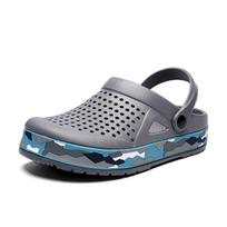 Mados klumpės Vyriškos basutės laisvalaikio batai EVA lengvi sandalai unisex spalvingi batai vasaros paplūdimio basutėms 40 pilka spalva