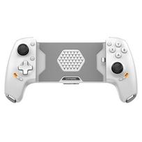 Mobiliojo telefono žaidimų valdiklis Gamepad tipo vairas C tipo laidinis ir BT Suderinamas su Android, iOS IPhone15 serijai Single Mode balta