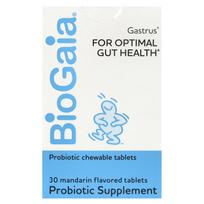 BioGaia, Gastrus, optimalus žarnyno sveikatai, citrusinio skonio, 30 tablečių
