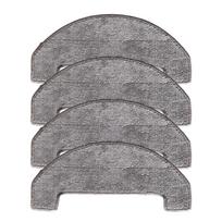 Microfiber Mop Cloth Replacement for uninell UR3 Robot Vacuum Cleaner Washable and Reusable 4 Pack for Daily Cleaning gray