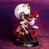 14cm Demon Slayer Kamado Nezuko Anime Girls Figure Model Gk Big Statue Boys Collection Desktop Decoration Ornament Playthings Gifts white