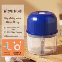 Wireless Rechargeable Garlic Mincer & Paste Maker blue