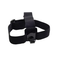Camera Head Band Head Strap Mount Elastic Anti-slip Camera Accessories for GoPro Hero 12 11 10 9/SJCAM/AKASO/Insta 360/DJI Osmo black