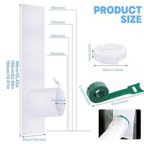 Portable Air Conditioner Window Sealing Kit AC Sealing Cloth Set Energy Saving Flexible Portable Air Conditioner Accessory For L balta