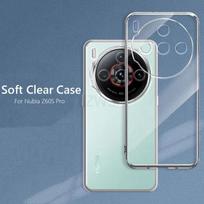 For ZTE Nubia Z60S Pro Simple Slim Soft TPU Clear Transparent Phone Case For ZTE Nubia Z60S Pro Z60SPro 5G Cover Fundas Capa For Nubia Z60S Pro white