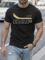 Heavy-Duty Transport Truck Driver Tshirt - Black with Bol... S įvairiaspalvis