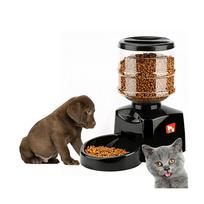 5.5L Big Capacity Automatic Pet Feeder Food Dispenser with Recording Function black #1