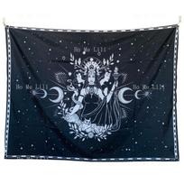 Hecate Greek Triple Goddess Mythology Lunar Astrology Moon Magic Wall Tapestry Hanging Art Home Dorm Uni Decor Witchy 74x94cm(29x37in) gray