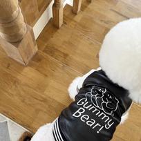 Pet Baseball Cotton Clothing Teddy Small Dog Cat Bichon Pomeranian VIP Autumn And Winter Clothing Dog Clothing Thickened In Winter L back length 35cm (recommended 8-10 pounds) beige