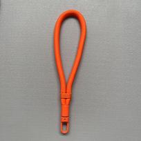Rotating Metal Phone Lanyard: Short Wrist Strap, Crossbody Cord, Anti-Lost & Drop Polyester Rope rožinė