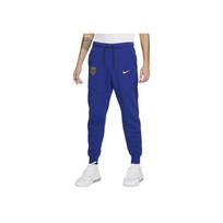 Nike FC Barcelona Tech Fleece Logo Embroidered Jogger Football Knit Pants Men Pants Dark-Blue FJ5632-455 S white