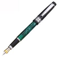 Picasso Pimio 915 Black Marble Celluloid Medium Nib 0.7MM 22KGP Fountain Pen Professional Office School Stationery Tool Writing Only One Pen juoda