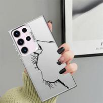 Case for Samsung Galaxy S25 Note 20 Ultra S22 Ultra S21 S20 FE S24 FE S23 S25Edge Phone Cover Proud Cat Galaxy S25 Edge white