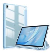 Funda for Samsung Galaxy Tab S6 Lite 10.4 2024 P620 P625 P610 P615 P613 P619 Case with Pencil Holder Cover Tri-Fold Stand Shell S6 Lite P610 P615 dangaus mėlyna spalva