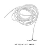 16.4ft Silicone Seal Safe Leakproof Lunch Box Lid Gasket Replacement for Bento Box Food Storage Container white