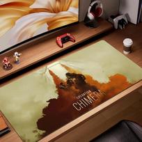 Tactical Shooter Gaming Mouse Pad Large Black White War Scene Desk Mat for FPS Gamers 800x300x2mm black