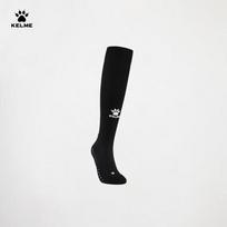 KELME Silicone Over-the-Knee Football Socks Lycra Odor-Resistant Professional Anti-Slip Towel Bottom Socks XL juoda