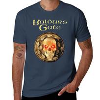 Baldur Gate Skeleton Game Tshirt T Shirt Unisex Casual Unisexs Graphic T Shirts Anime T Shirts For Unisex Tshirt S brown