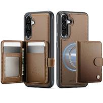 Wallet Case for Samsung Galaxy A56 A55 A54 A53 A52 A36 A35 A26 A25 A24 A17 A16, Premium 2-in-1 Detachable Magnetic Card Holder Galaxy A53 5G ruda