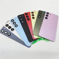 Battery Back Cover For Samsung Galaxy S23 Battery Back Cover Glass Back  With Camera žalia