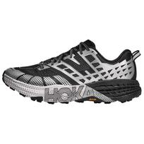 HOKA ONE ONE SPEEDGOAT 2 Slip Resistant And Breathable Support Low top Casual Running Shoes Unisex Gray Black 1171910-BKSTR 38 juoda