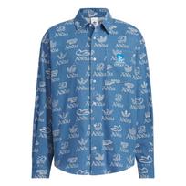 Adidas Originals CITY SKATE Marškiniai Vyriški Šviesiai Džinsiniai Mėlyni/Balti JN1662 M džinsas